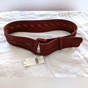 Anthropologie leather waist belt